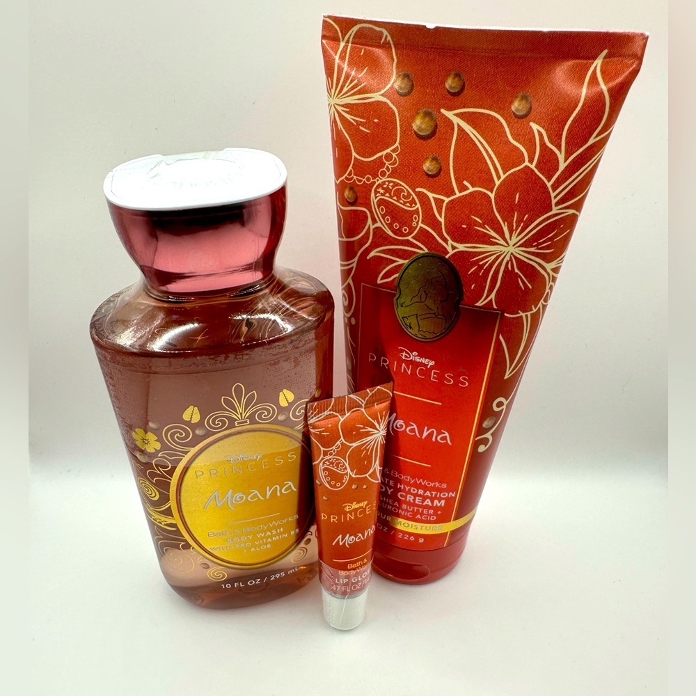 Bath & Body Works Disney Princess Moana 3-set NWT